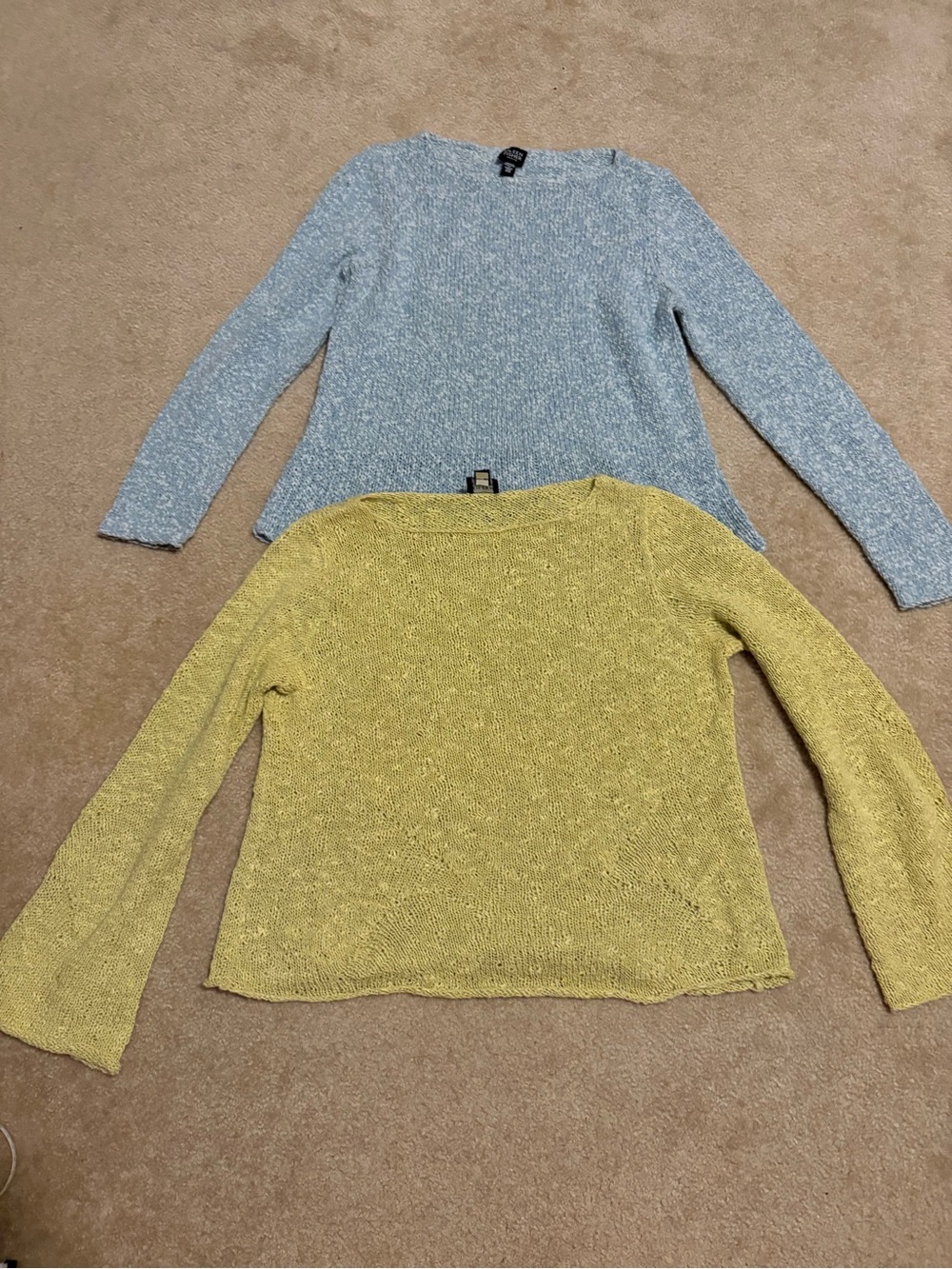 2 Eileen Fisher Knit Sweaters
